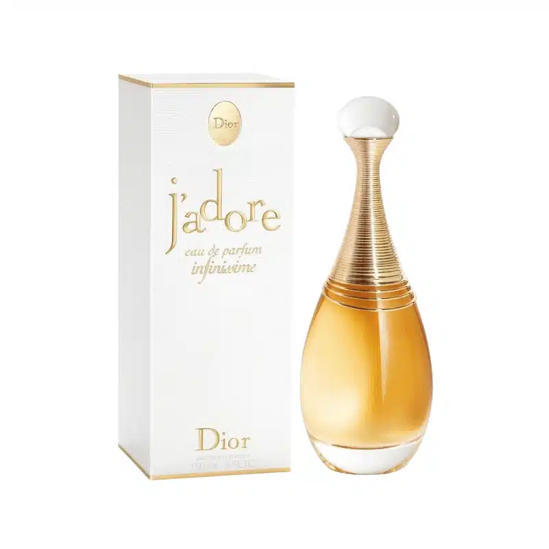 Bottle of Christian Dior J'adore Infinissime with a box