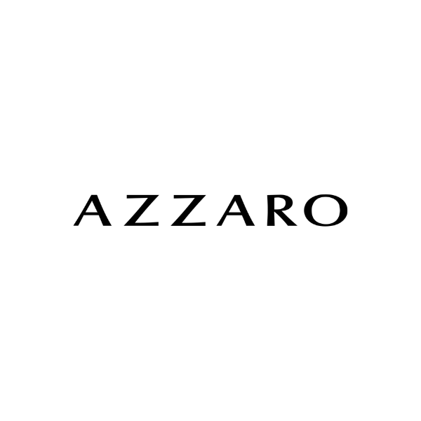 Azzaro in Black Serif Type Centered on a White Background   100 Authentic Fragrance  Australia Wide Shipping   100 Authentic Fragrance  Australia Wide Shipping